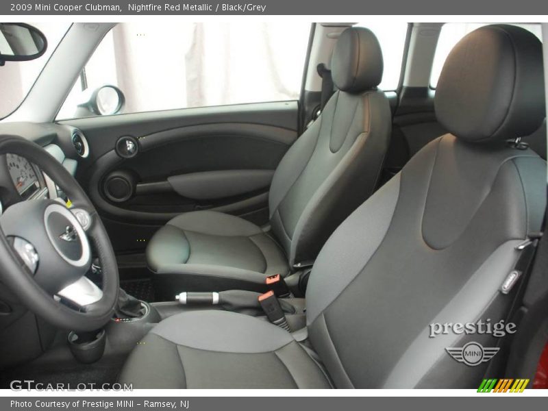 Nightfire Red Metallic / Black/Grey 2009 Mini Cooper Clubman