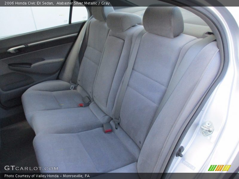 Alabaster Silver Metallic / Gray 2006 Honda Civic EX Sedan