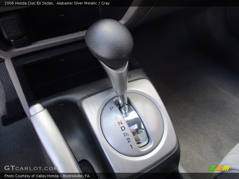 Alabaster Silver Metallic / Gray 2006 Honda Civic EX Sedan