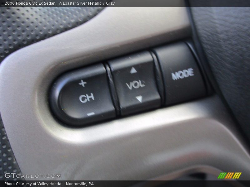 Alabaster Silver Metallic / Gray 2006 Honda Civic EX Sedan