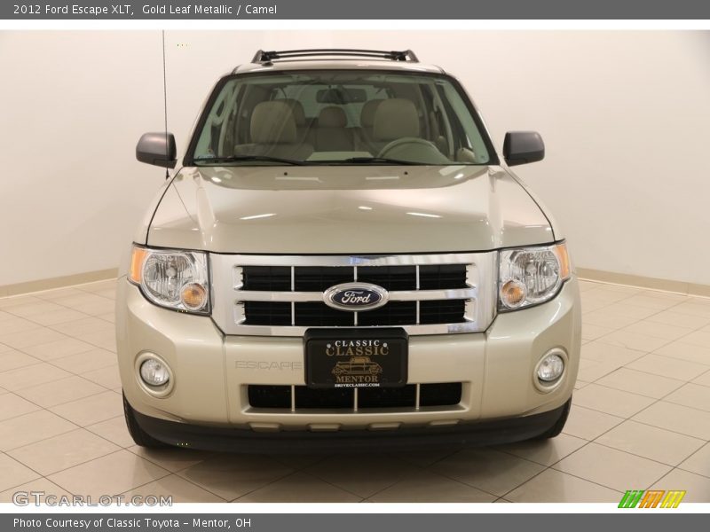Gold Leaf Metallic / Camel 2012 Ford Escape XLT