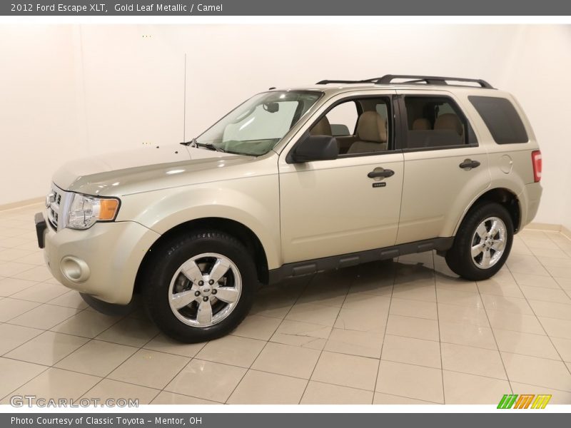 Gold Leaf Metallic / Camel 2012 Ford Escape XLT
