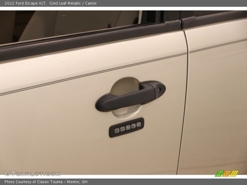 Gold Leaf Metallic / Camel 2012 Ford Escape XLT