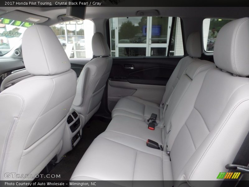 Crystal Black Pearl / Gray 2017 Honda Pilot Touring