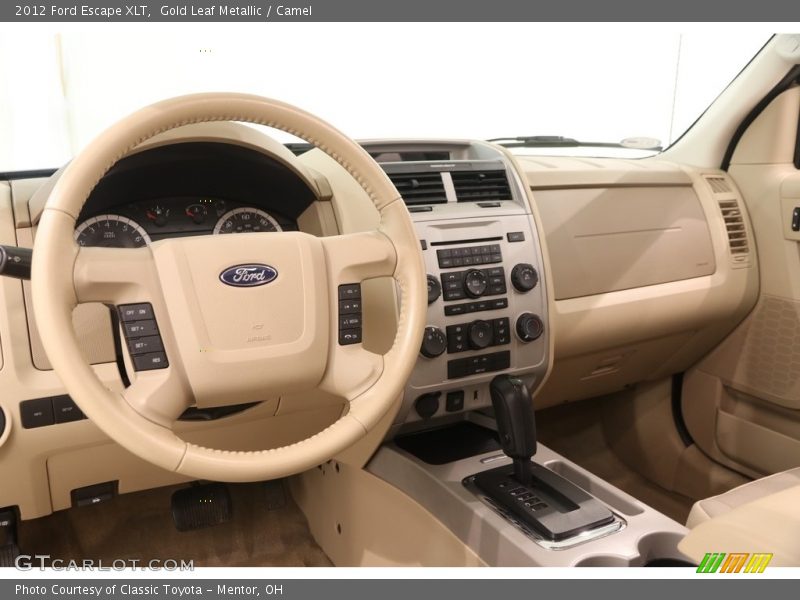Gold Leaf Metallic / Camel 2012 Ford Escape XLT