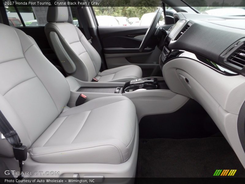 Crystal Black Pearl / Gray 2017 Honda Pilot Touring