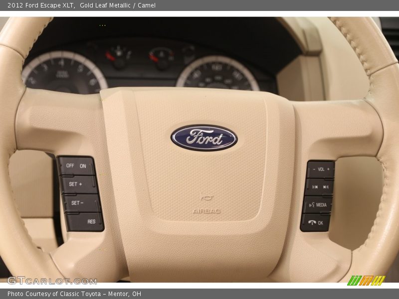 Gold Leaf Metallic / Camel 2012 Ford Escape XLT