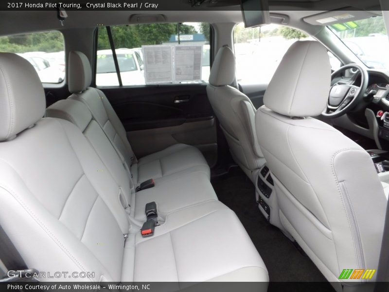 Crystal Black Pearl / Gray 2017 Honda Pilot Touring