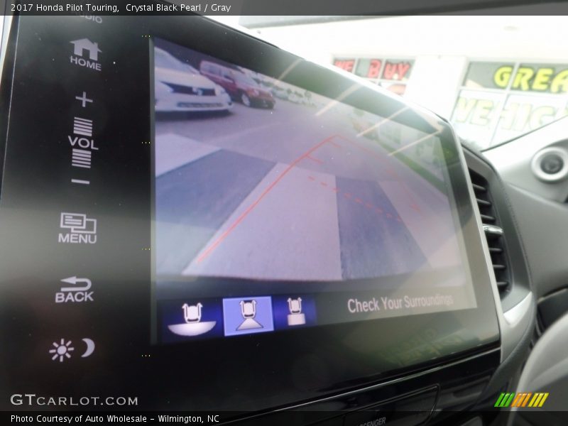 Crystal Black Pearl / Gray 2017 Honda Pilot Touring