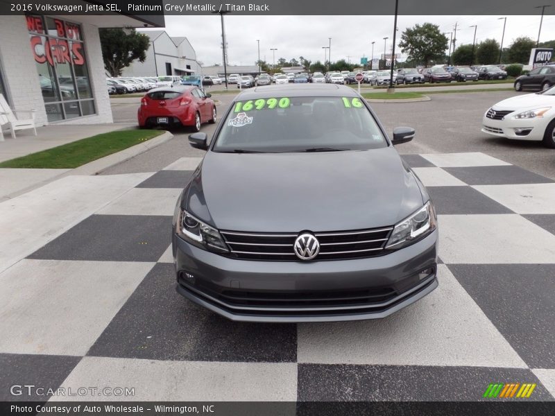Platinum Grey Metallic / Titan Black 2016 Volkswagen Jetta SEL