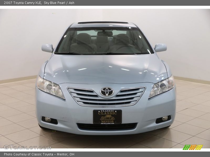 Sky Blue Pearl / Ash 2007 Toyota Camry XLE