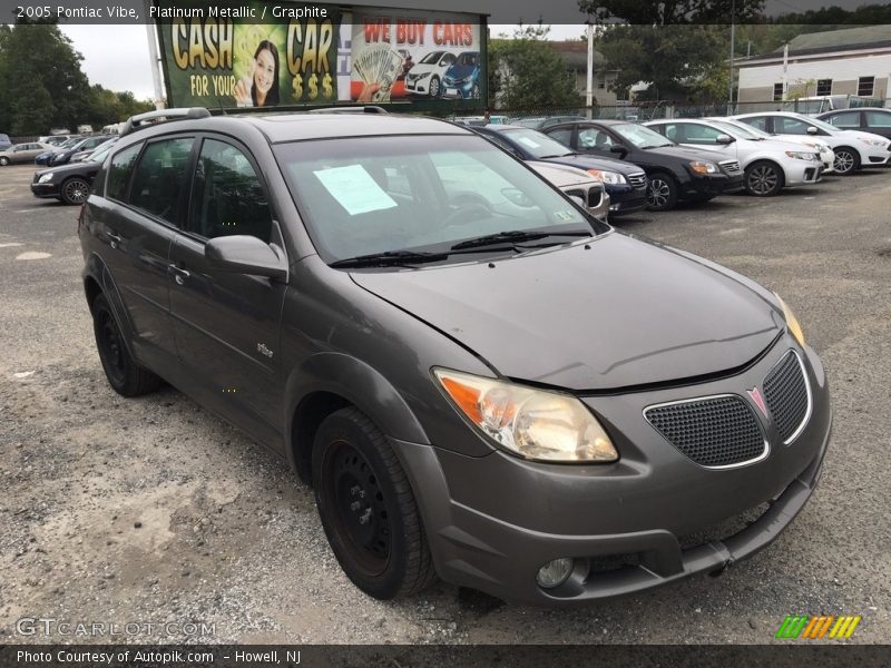 Platinum Metallic / Graphite 2005 Pontiac Vibe