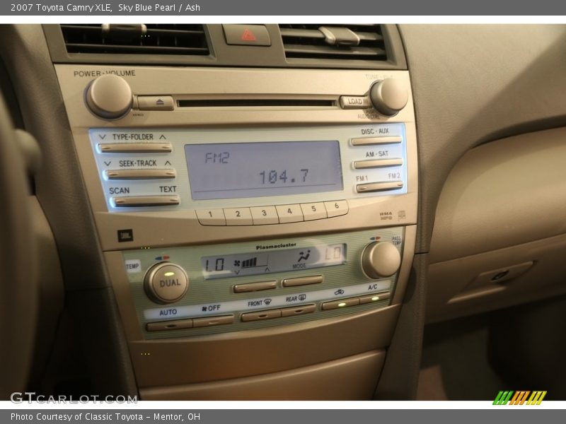 Sky Blue Pearl / Ash 2007 Toyota Camry XLE
