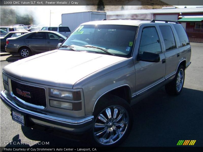 Pewter Metallic / Gray 1999 GMC Yukon SLT 4x4