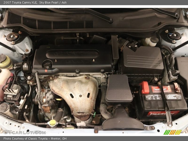 Sky Blue Pearl / Ash 2007 Toyota Camry XLE