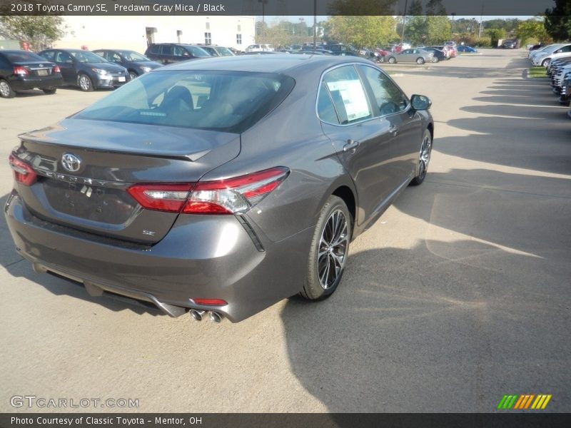 Predawn Gray Mica / Black 2018 Toyota Camry SE