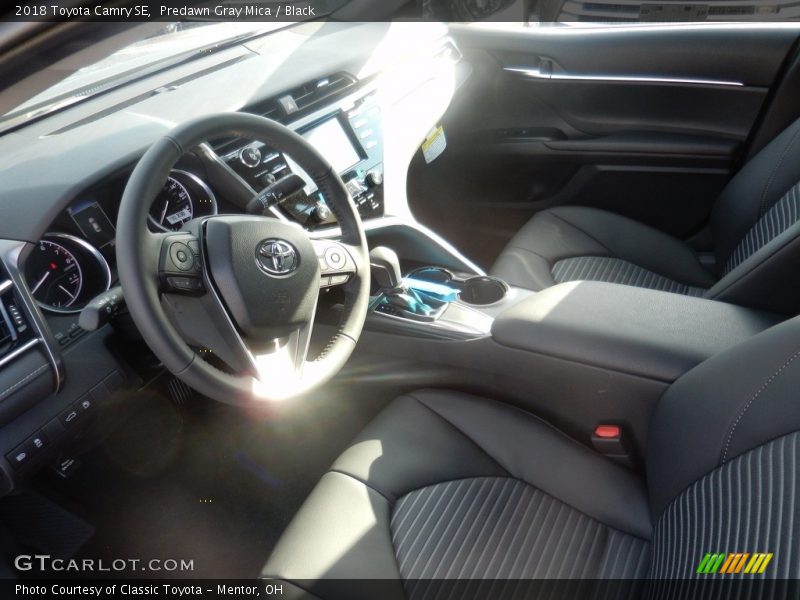 Predawn Gray Mica / Black 2018 Toyota Camry SE