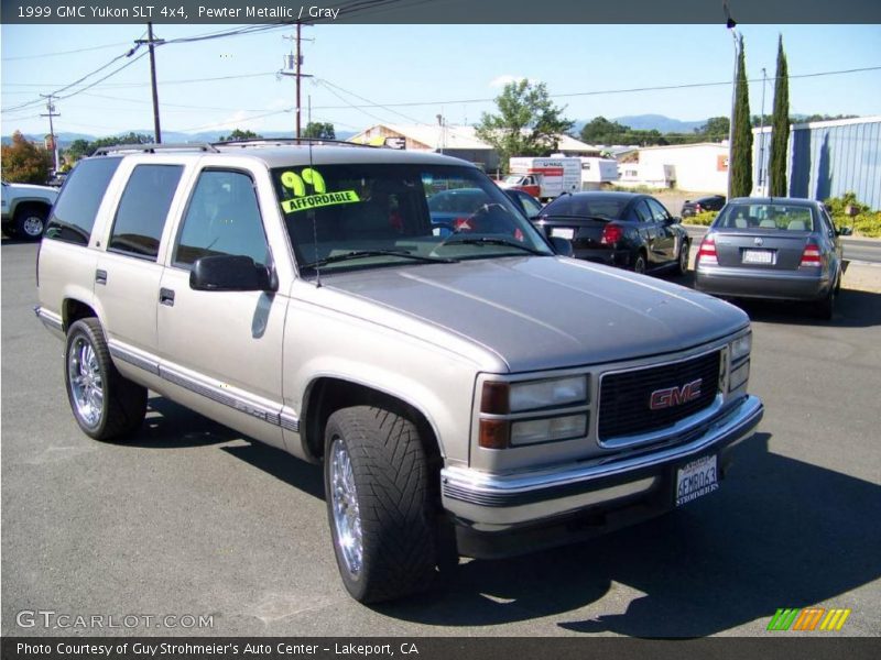 Pewter Metallic / Gray 1999 GMC Yukon SLT 4x4