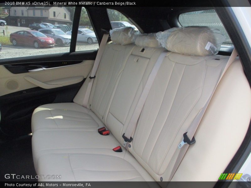Mineral White Metallic / Canberra Beige/Black 2018 BMW X5 xDrive35i
