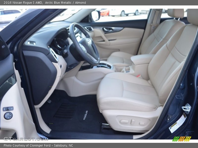 Arctic Blue Metallic / Almond 2016 Nissan Rogue S AWD