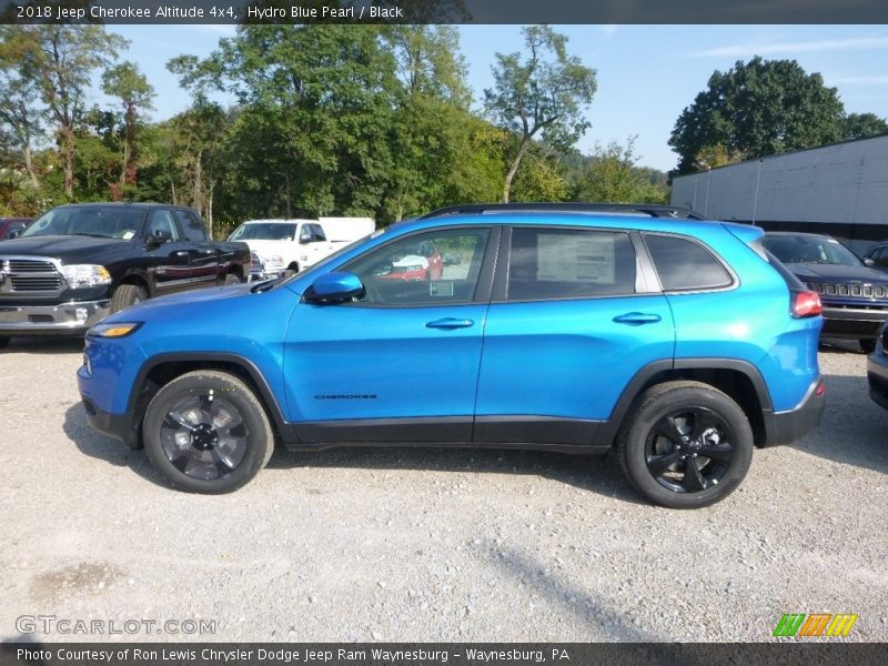  2018 Cherokee Altitude 4x4 Hydro Blue Pearl