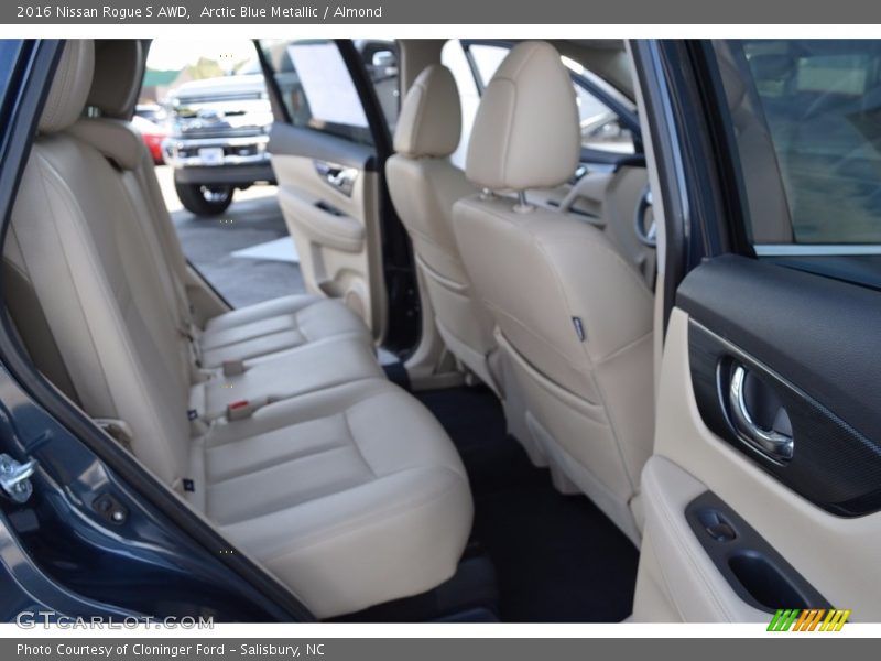 Arctic Blue Metallic / Almond 2016 Nissan Rogue S AWD