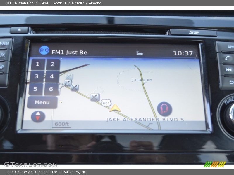 Arctic Blue Metallic / Almond 2016 Nissan Rogue S AWD