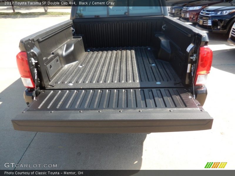 Black / Cement Gray 2017 Toyota Tacoma SR Double Cab 4x4