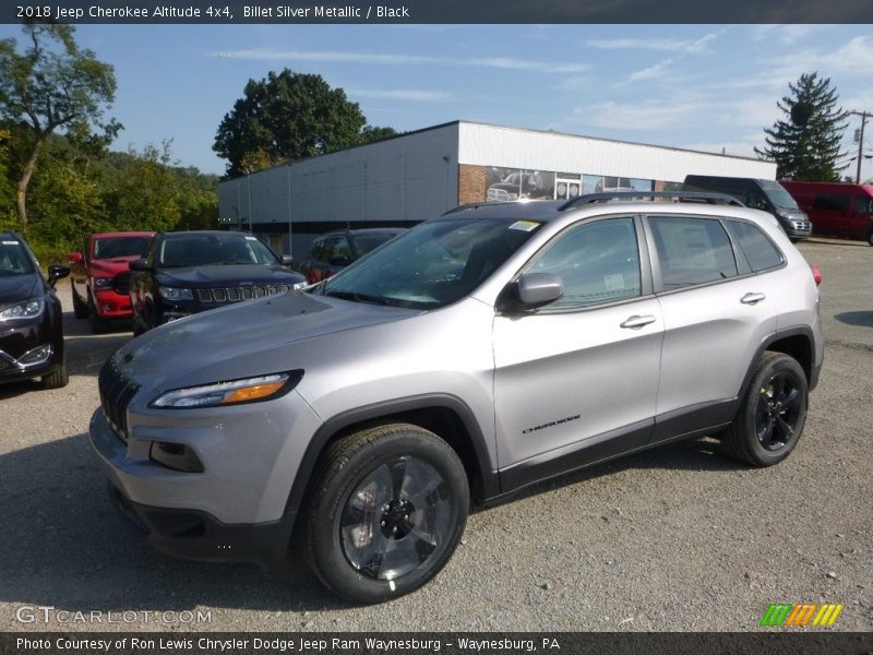 Billet Silver Metallic / Black 2018 Jeep Cherokee Altitude 4x4
