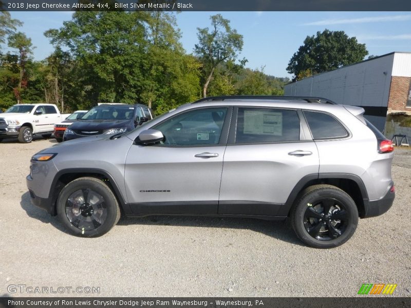 Billet Silver Metallic / Black 2018 Jeep Cherokee Altitude 4x4