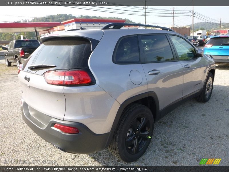 Billet Silver Metallic / Black 2018 Jeep Cherokee Altitude 4x4