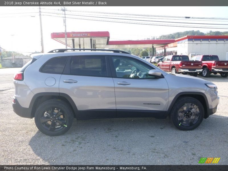 Billet Silver Metallic / Black 2018 Jeep Cherokee Altitude 4x4