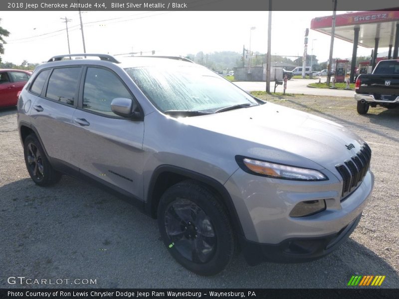 Billet Silver Metallic / Black 2018 Jeep Cherokee Altitude 4x4