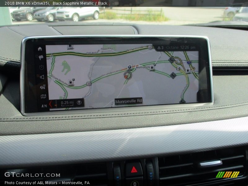 Navigation of 2018 X6 xDrive35i