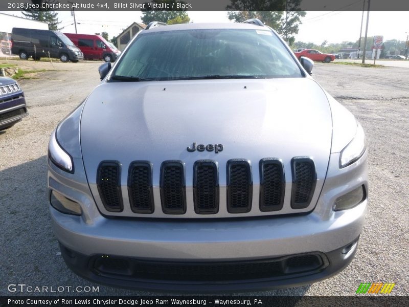 Billet Silver Metallic / Black 2018 Jeep Cherokee Altitude 4x4