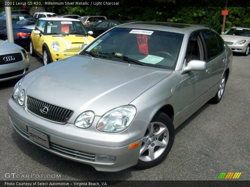 Millennium Silver Metallic / Light Charcoal 2001 Lexus GS 430