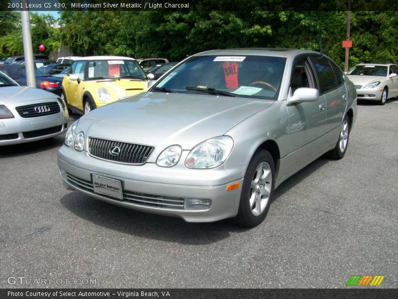 Millennium Silver Metallic / Light Charcoal 2001 Lexus GS 430