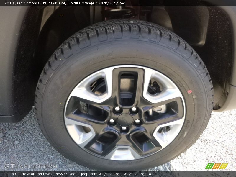Spitfire Orange / Black/Ruby Red 2018 Jeep Compass Trailhawk 4x4
