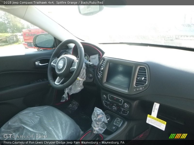 Spitfire Orange / Black/Ruby Red 2018 Jeep Compass Trailhawk 4x4