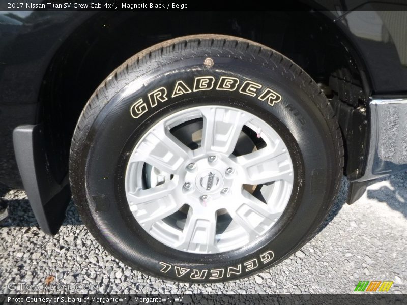 Magnetic Black / Beige 2017 Nissan Titan SV Crew Cab 4x4