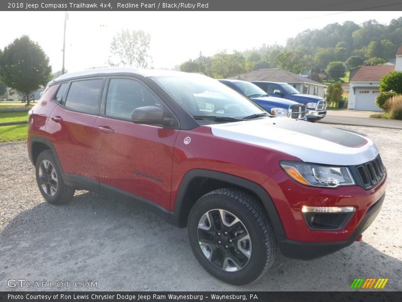 Redline Pearl / Black/Ruby Red 2018 Jeep Compass Trailhawk 4x4