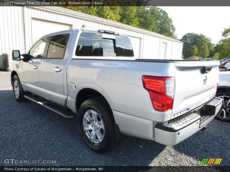 Brilliant Silver / Black 2017 Nissan Titan SV Crew Cab 4x4
