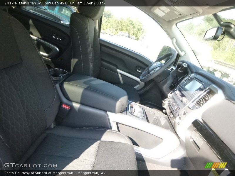 Brilliant Silver / Black 2017 Nissan Titan SV Crew Cab 4x4