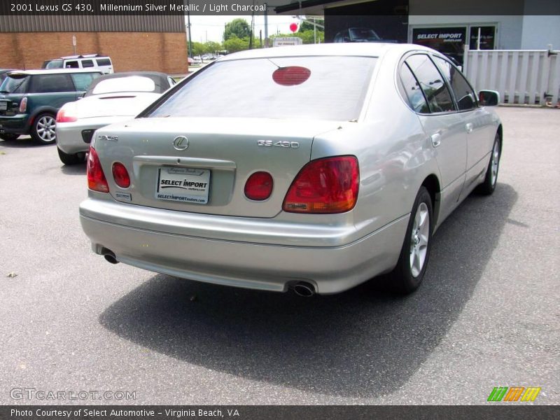 Millennium Silver Metallic / Light Charcoal 2001 Lexus GS 430