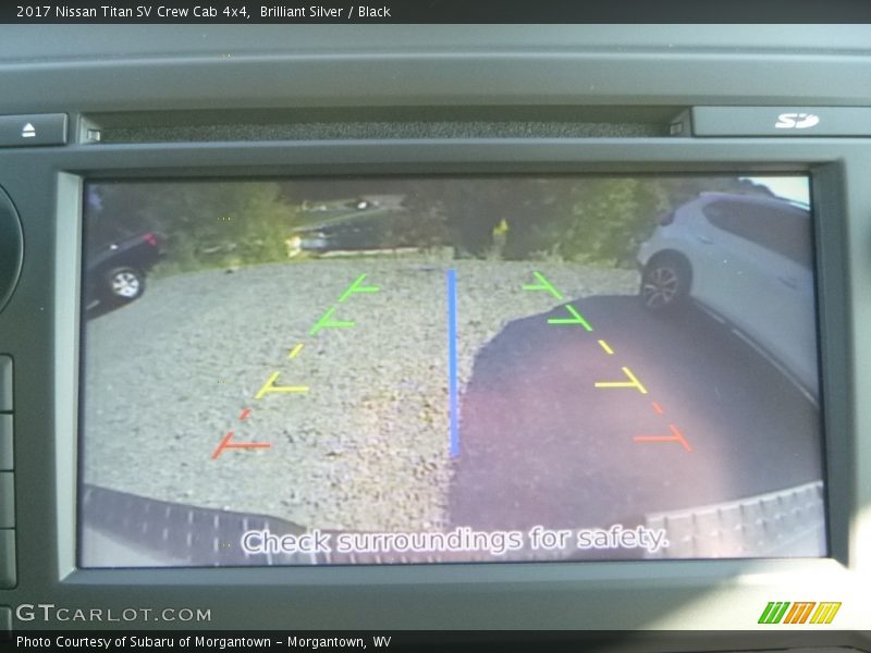 Brilliant Silver / Black 2017 Nissan Titan SV Crew Cab 4x4