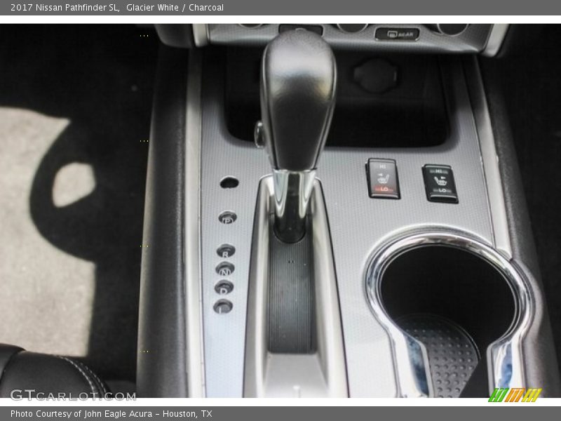 Glacier White / Charcoal 2017 Nissan Pathfinder SL