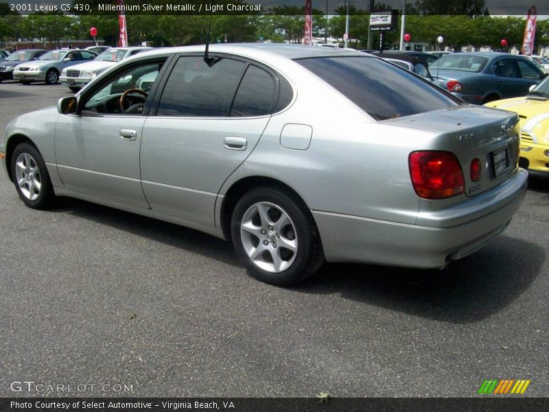 Millennium Silver Metallic / Light Charcoal 2001 Lexus GS 430