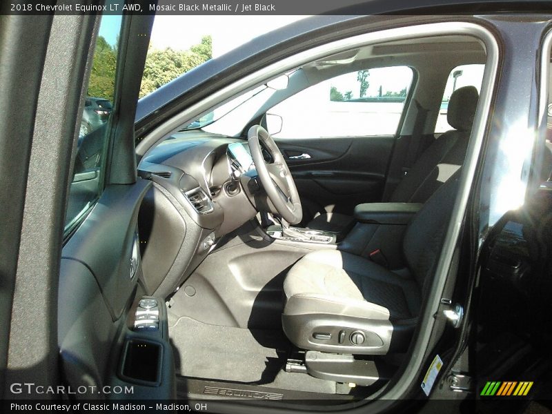 Mosaic Black Metallic / Jet Black 2018 Chevrolet Equinox LT AWD