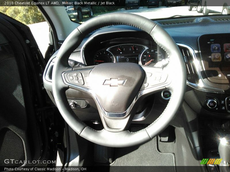 Mosaic Black Metallic / Jet Black 2018 Chevrolet Equinox LT AWD