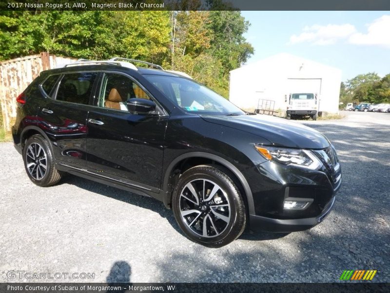 Magnetic Black / Charcoal 2017 Nissan Rogue SL AWD